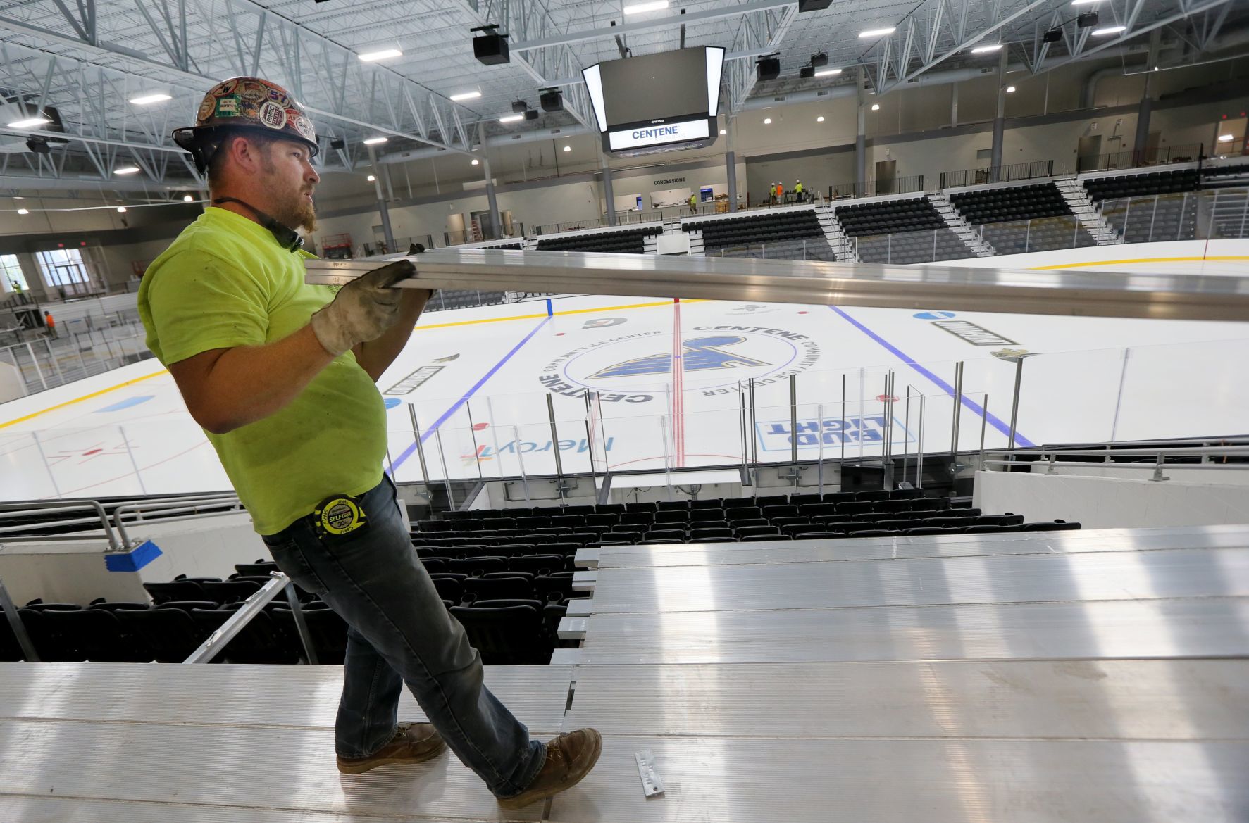 Construction wrapping up at Centene Community Ice Center